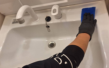 洗面所クリーニング