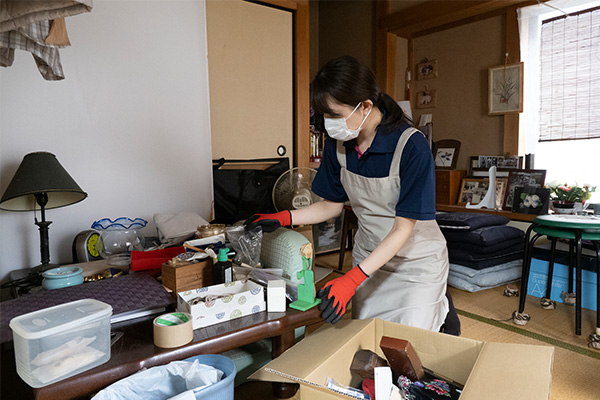 遺品整理、不用品処分、ゴミ屋敷片付けはお任せください！