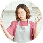 油汚れが思うように落とせない（涙）