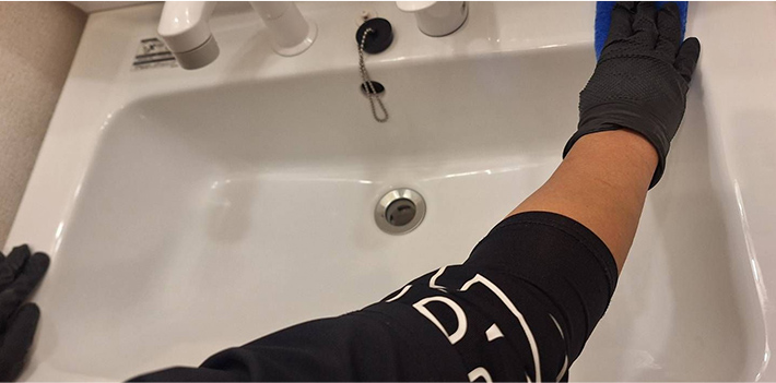 洗面所クリーニング